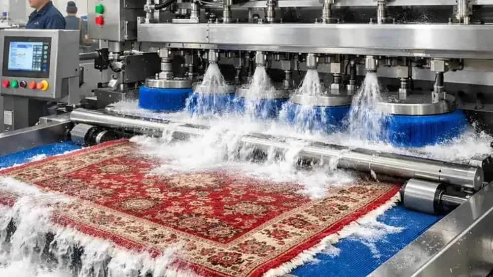 دستگاه‌های تمام اتوماتیک و نقش آن در شستشوی بهتر فرش در چناران